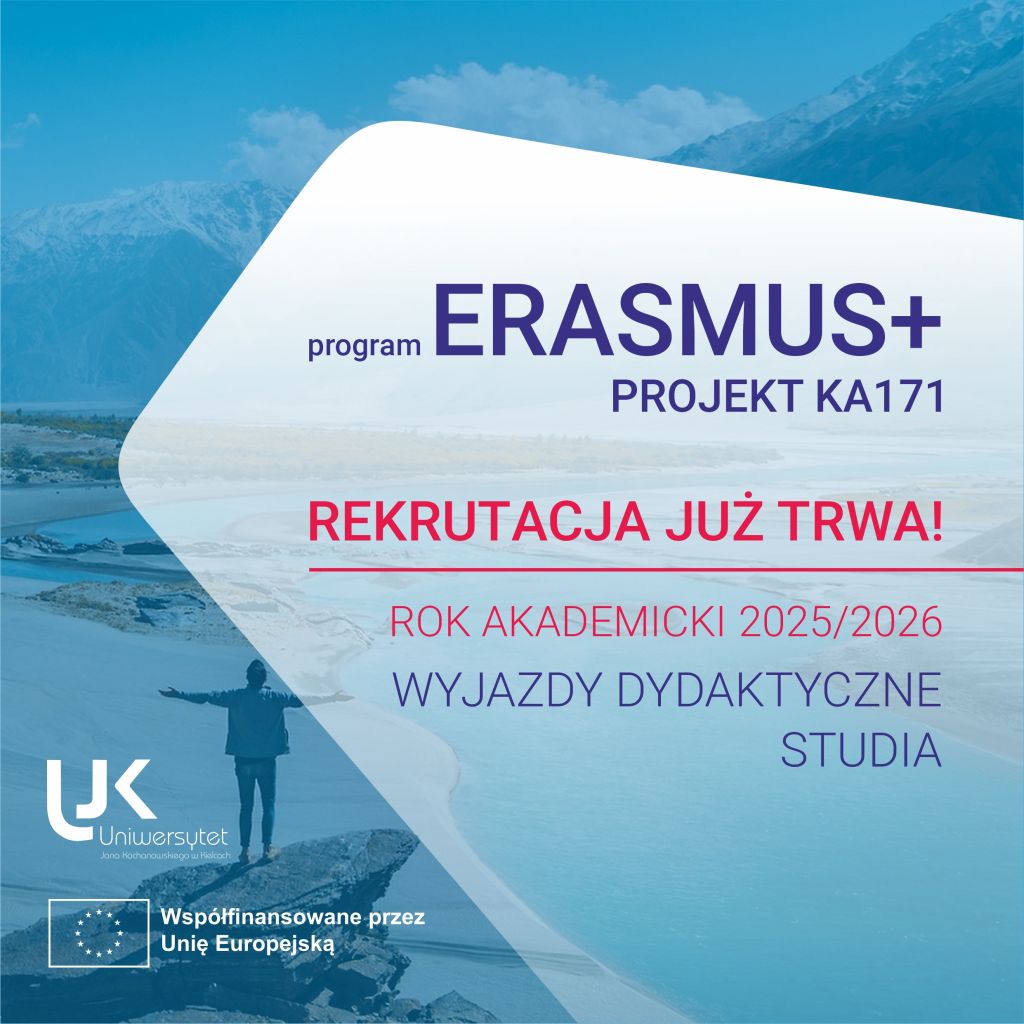 plakat rekrutacyjny erasmus+