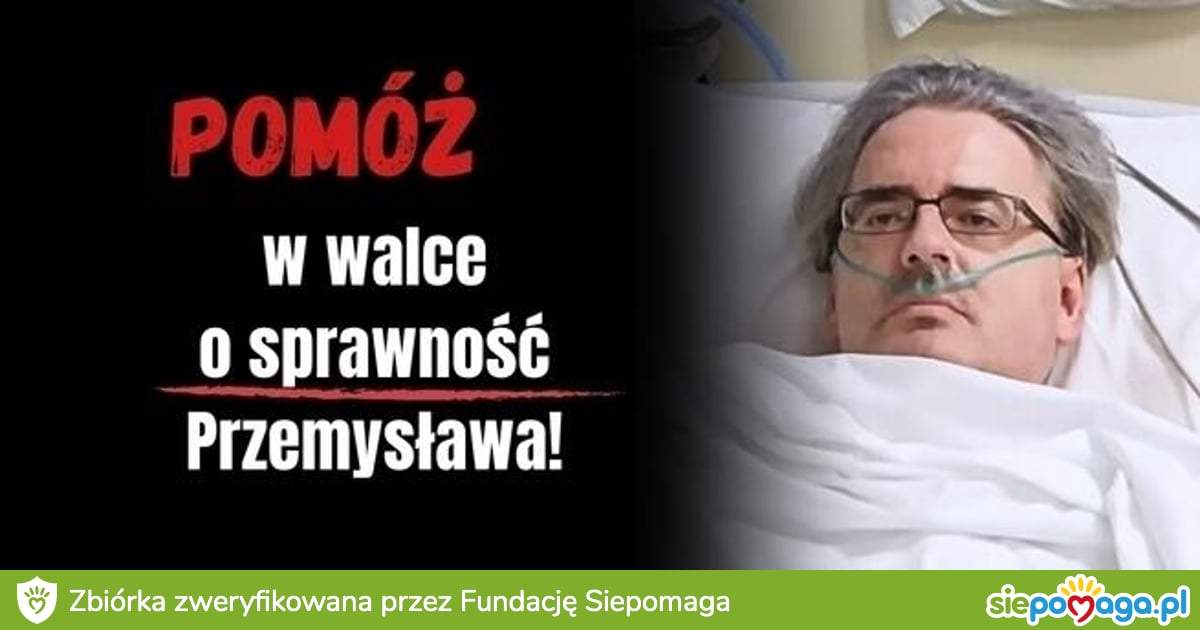 dr hab. Przemysław Kościk zmaga się ze skutkami ciężkiej choroby