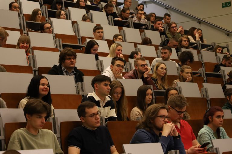 Spotkanie studentów z Rektor UJK i Prorektor ds. kształcenia
