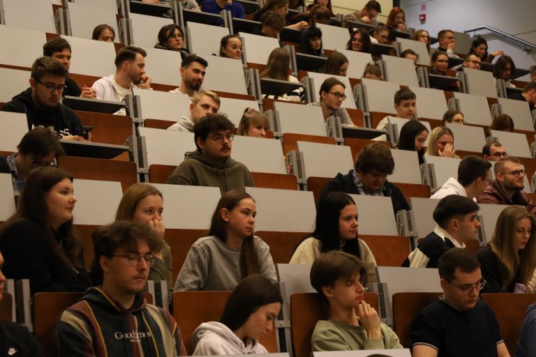 Spotkanie studentów z Rektor UJK i Prorektor ds. kształcenia