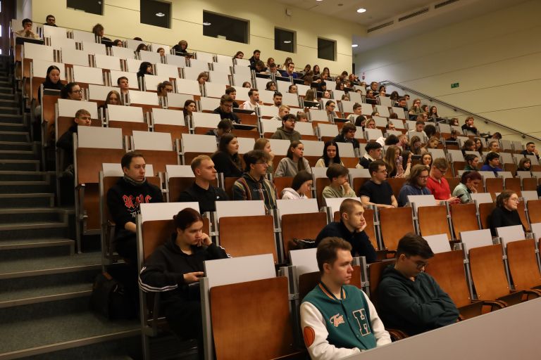 Spotkanie studentów z Rektor UJK i Prorektor ds. kształcenia