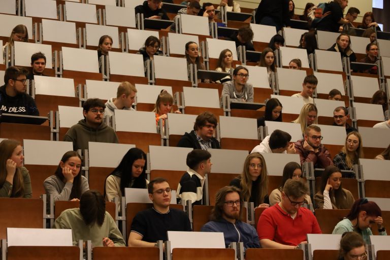 Spotkanie studentów z Rektor UJK i Prorektor ds. kształcenia