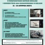 Międzynarodowy Dzień Fizyki Medycznej oraz Międzynarodowy Dzień Radiologii w ŚCO i UJK w dniach 21 – 22 listopada 2025 r.