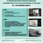 Międzynarodowy Dzień Fizyki Medycznej oraz Międzynarodowy Dzień Radiologii w ŚCO i UJK w dniach 21 – 22 listopada 2025 r.