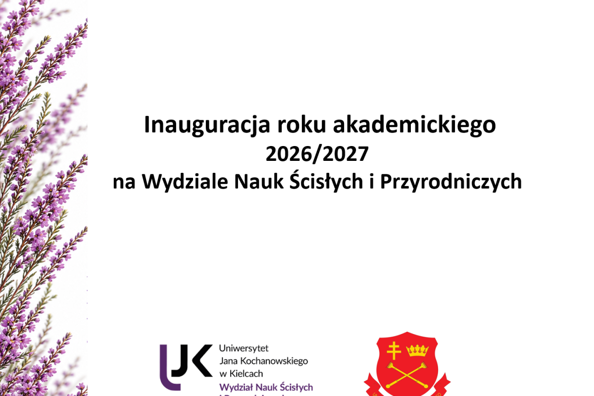 Inauguracja roku akademickiego 2026/2027 na Wydziale Nauk Ścisłych i Przyrodniczych