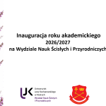 Inauguracja roku akademickiego 2026/2027 na Wydziale Nauk Ścisłych i Przyrodniczych